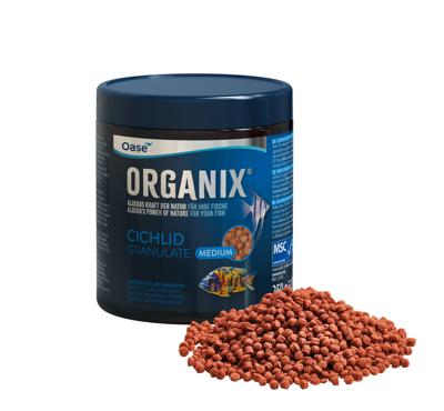 Oase ORGANIX Cichlid Granulaat M - Duurzaam Visvoer uit Alaska 550ml - Gezond & Kleurrijk