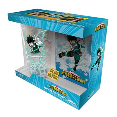My Hero Academia - XXL Glass + Pin + Pocket Notebook Gift Set My Hero Academia - XXL Glass + Pin + Pocket Notebook Gift Set