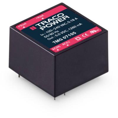 TracoPower TMG 15115 AC/DC-printnetvoeding 15 V/DC 1 A 15 W