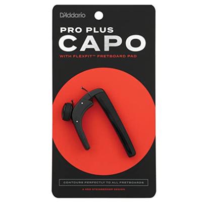 D&apos;Addario PW-CP-19 Pro Plus Capo Black universele capo
