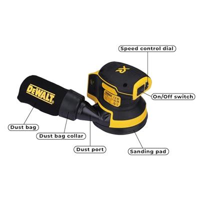 DeWalt DCW210N Accu Excenterschuurmachine 18V XR Losse body - DCW210N