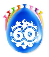 Paperdreams cijferballonnen - 60 jaar - thumbnail