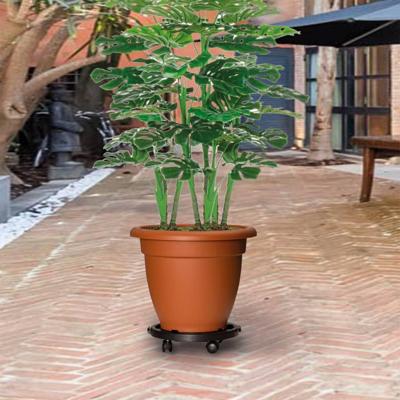 VidaXL Plantentrolleys met wielen 5 st 170 kg diameter 30 cm zwart VidaXL Plantentrolleys met wielen 5 st 170 kg diameter 30 cm zwart