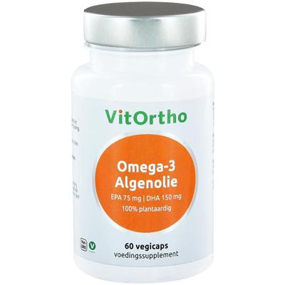 Omega-3 algenolie EPA 75mg DHA 150mg vegan 60 Vegetarische capsules