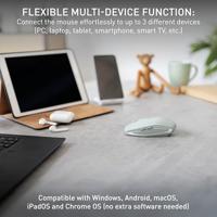 CHERRY GENTIX BT Muis Bluetooth Optisch Groen 7 Toetsen 1000 dpi, 2000 dpi Geïntegreerd scrollwiel, Oplaadbaar - thumbnail