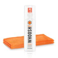WHOOSH! Schermreiniger spray en afvegen XL, 100 ml + 1 microvezel doekdoekjes, reiniging van het scherm, voor auto, computer, laptop, iPad, MacBook, mobiele telefoon, horloge, bril - lensreinigingsset - thumbnail