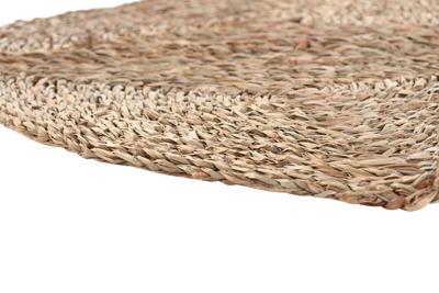 Tapijt DKD Home Decor 150 x 0,5 x 150 cm Natuurlijk Polyester Zeegras Tapijt DKD Home Decor 150 x 0,5 x 150 cm Natuurlijk Polyester Zeegras