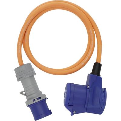 Brennenstuhl 1132920325 Stroom Verlengkabel Blauw, Zwart, Oranje, Grijs 1.5 m H07RN-F 3G 2,5 mm²