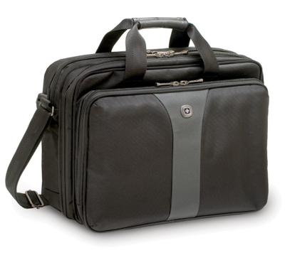 Wenger Legacy Double Gusset Laptoptas Geschikt voor max. (laptop): 40,6 cm (16) Zwart, Grijs Wenger Legacy Double Gusset Laptoptas Geschikt voor max. (laptop): 40,6 cm (16) Zwart, Grijs