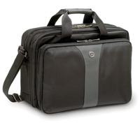 Wenger Legacy Double Gusset Laptoptas Geschikt voor max. (laptop): 40,6 cm (16) Zwart, Grijs - thumbnail