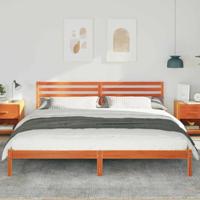 Bedframe Wasbruin 180 x 220 cm Massief grenenhout - thumbnail
