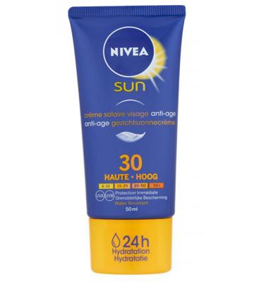 Nivea Sun Protect & Hydrate Gezichtscreme Spf30 (50ml)