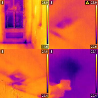 FLIR MR 160 Materiaalvochtmeter Meetbereik bouwvochtigheid 0 tot 100 %Vol. Geïntegreerde warmtebeeldcamera