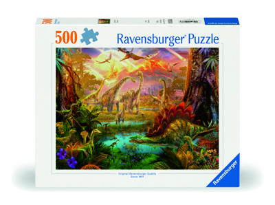 Ravensburger puzzel Land van de dinosauriers 500 stukjes