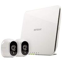 Arlo Vms3230-100Eus Smart Home 1 Hd Bewakingscamera En Beveiligingssysteem Set, 2-Delig, Wit - thumbnail