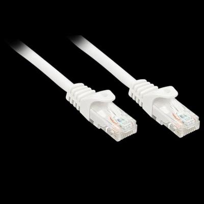 LINDY 48204 RJ45 Netwerkkabel, patchkabel CAT 6 U/UTP 3.00 m Wit 1 stuk(s)