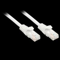 LINDY 48204 RJ45 Netwerkkabel, patchkabel CAT 6 U/UTP 3.00 m Wit 1 stuk(s) - thumbnail