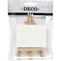 Creativ Company Gespannen canvas, afm 8x6x1 cm, wit, 1 stuk - thumbnail