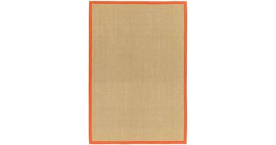 Vloerkleed Sisal - Linen/Orange