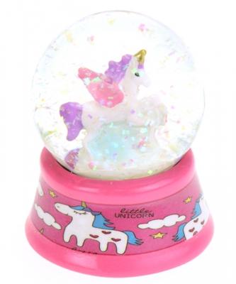 Toi-Toys sneeuwbol met glitters Eenhoorn