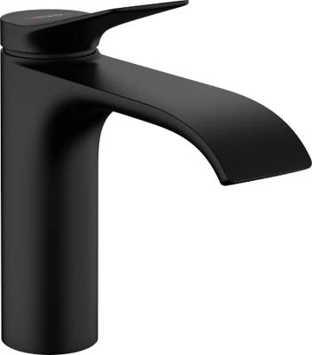 Hansgrohe Wastafelmengkraan Vivenis Eengreeps 110 Met Trekwaste Mat Zwart