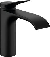 Hansgrohe Wastafelmengkraan Vivenis Eengreeps 110 Met Trekwaste Mat Zwart - thumbnail