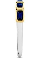 TI SENTO-Milano 12274BY Ring zilver-kleursteen goud- en zilverkleurig-blauw - thumbnail