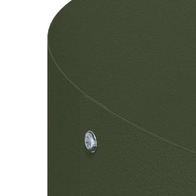 VidaXL Plantenring olijf groen 40 x 40 x 20 cm koudgewalst staal VidaXL Plantenring olijf groen 40 x 40 x 20 cm koudgewalst staal