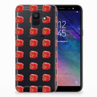 Samsung Galaxy A6 (2018) | Siliconen Case | Paprika Red - thumbnail