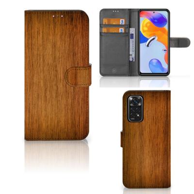Xiaomi Redmi Note 11 Pro 5G/4G | Book Style Case | Donker Hout