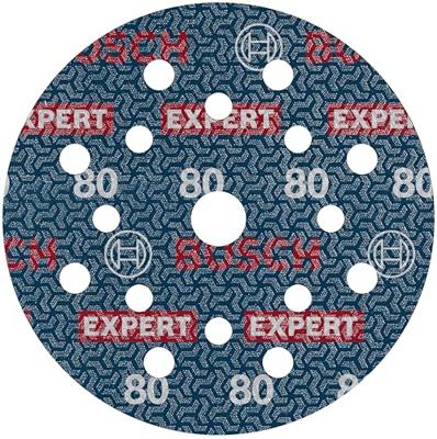 Bosch Accessoires EXPERT Schuurschijf O780 met film onderlaag, 125 mm, G80, 50x - 2608902409