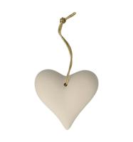 Geursteen hartje wit 1 Stuks - thumbnail