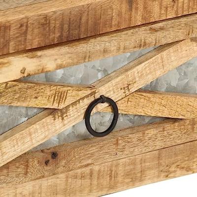 VidaXL Salontafel 110x50x38 cm massief mangohout