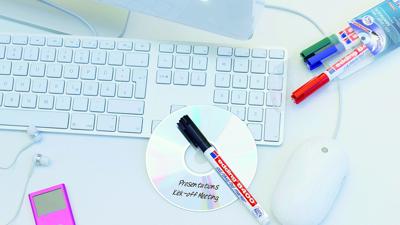 Edding 8400 CD/DVD/BD marker 0,5-1mm rond zwart