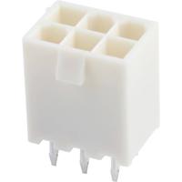 Molex 39288060 Female header, inbouw (standaard) Totaal aantal polen: 6 Rastermaat: 4.2 mm Inhoud: 1 stuk(s) Bag - thumbnail