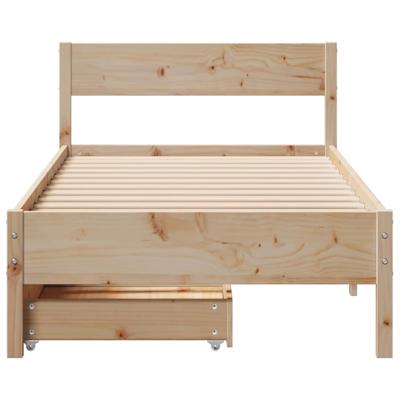 Bedframe zonder matras massief grenenhout 120x200 cm Bedframe zonder matras massief grenenhout 120x200 cm