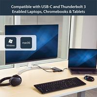 StarTech.com USB-C multiport adapter SD kaartlezer Power Delivery 4K HDMI GbE 2x USB 3.0 - thumbnail
