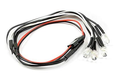 Bagagerek, met 4 lampen, 165x112mm - Zwart