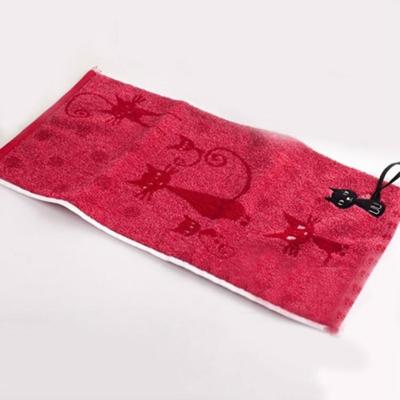 Schattig kitten patroon print katoen zachte kind-handdoek huishoudelijke gezicht handdoek cartoon kat katoen handdoeken grootte: 33x73cm (donkerrood) Schattig kitten patroon print katoen zachte kind-handdoek huishoudelijke gezicht handdoek cartoon kat katoen handdoeken grootte: 33x73cm (donkerrood)
