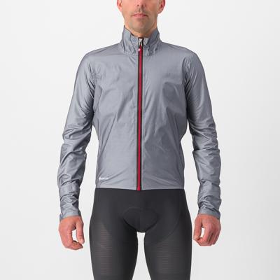 Castelli Tempesta Lite fietsjack lange mouw grijs heren XXL
