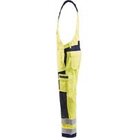 Blåkläder Multinorm bretelbroek 26081514 | High-Vis Geel/Marineblauw | Maat 52 - 7330509501535 - thumbnail
