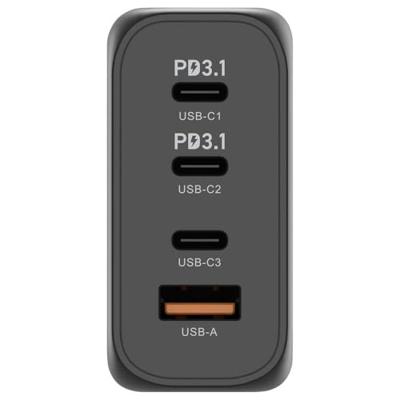 VOLTCRAFT UC-3C1A140W02 USB-oplader 140 W 3x USB-C, 1x USB-A Aantal uitgangen: 4 x GaN, USB Power Delivery (USB-PD), Snellader VOLTCRAFT UC-3C1A140W02 USB-oplader 140 W 3x USB-C, 1x USB-A Aantal uitgangen: 4 x GaN, USB Power Delivery (USB-PD), Snellader