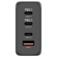 VOLTCRAFT UC-3C1A140W02 USB-oplader 140 W 3x USB-C, 1x USB-A Aantal uitgangen: 4 x GaN, USB Power Delivery (USB-PD), Snellader - thumbnail