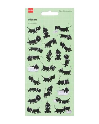 HEMA Takkie en Siepie stickervellen - 2 stuks