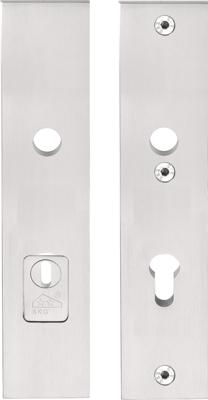 Formani Square LSQSM-50KT massieve veiligheidsschilden met kerntrekbeveiliging kruk/kruk SKG*** PC92 - mat RVS