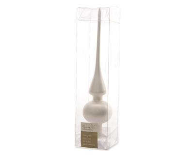 Piek Glas 26cm Winter Wit Mat