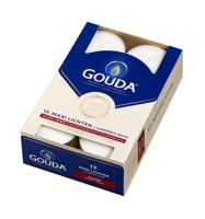 Gouda Maxi Lichten 10 Uur Wit 12st - thumbnail