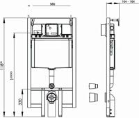 Ben Slim Flush extra ondiep inbouwreservoir incl. wandbevestiging en isolatiemat - thumbnail