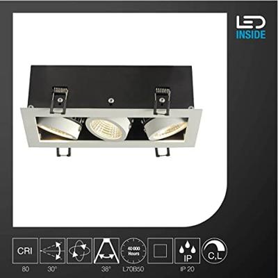SLV 115721 LED-inbouwlamp 21 W Wit (mat)