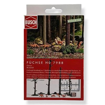 Busch 7988 H0 Vossen figuren Kant-en-klaar model